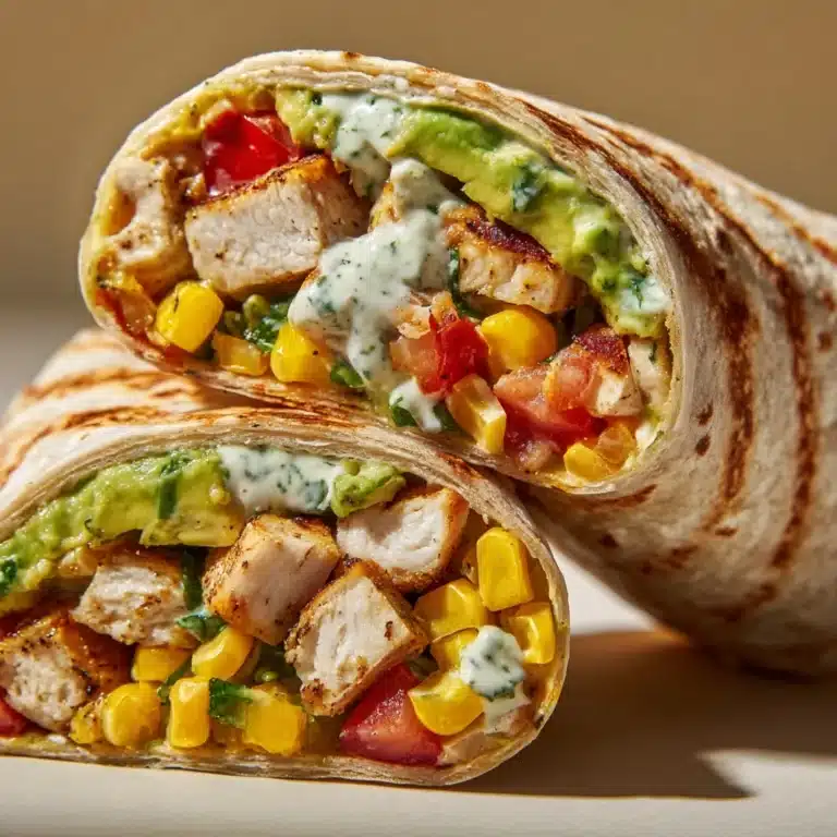 Chicken Ranch Avocado Burrito Recipe