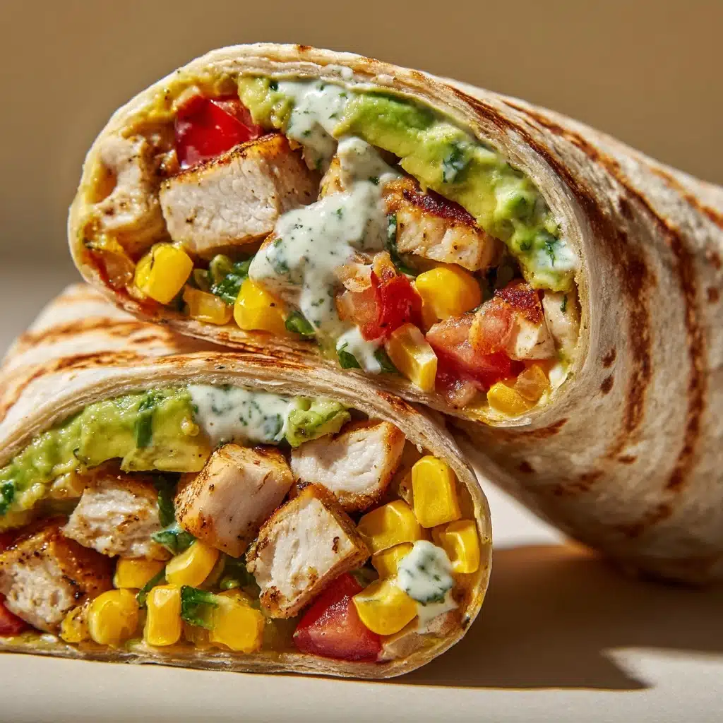 Chicken Ranch Avocado Burrito Recipe