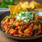 Creamy Ranch Beef and Sweet Corn Bowtie Casserole Recipe