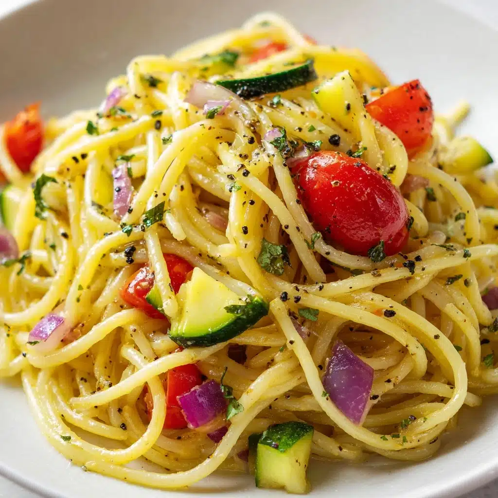 Cold Spaghetti Pasta Salad Recipe - Recipe Image