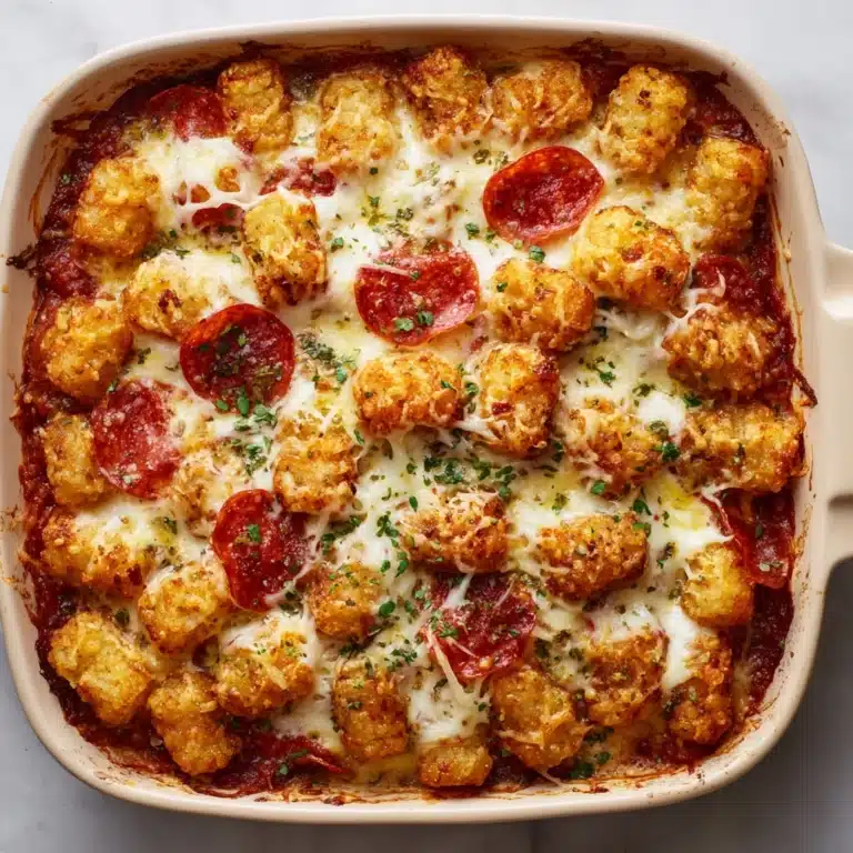 Tater Tot Pizza Casserole Recipe
