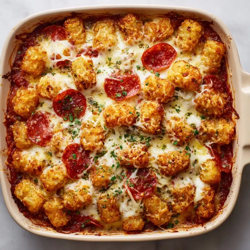 Tater Tot Pizza Casserole Recipe