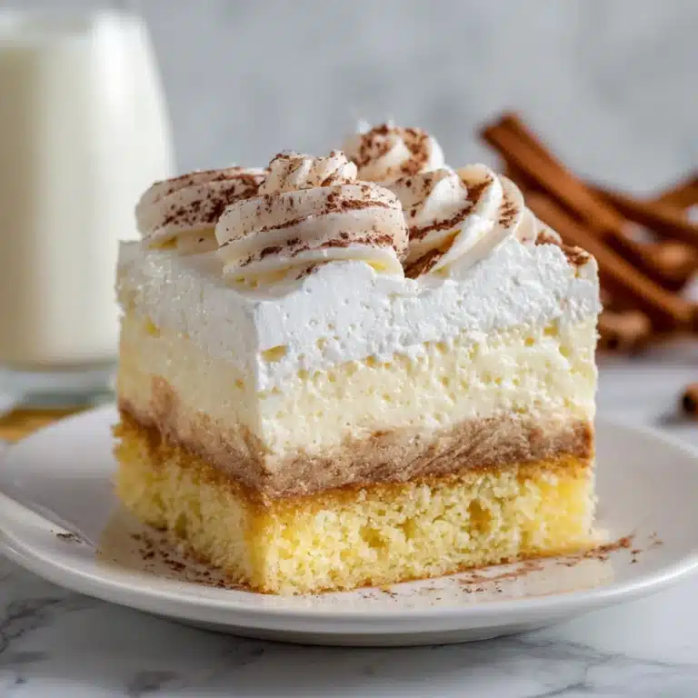 Cinnamon Roll Poke Cake Recipe