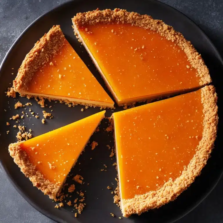 Orange Sweet Potato Custard Pie Recipe