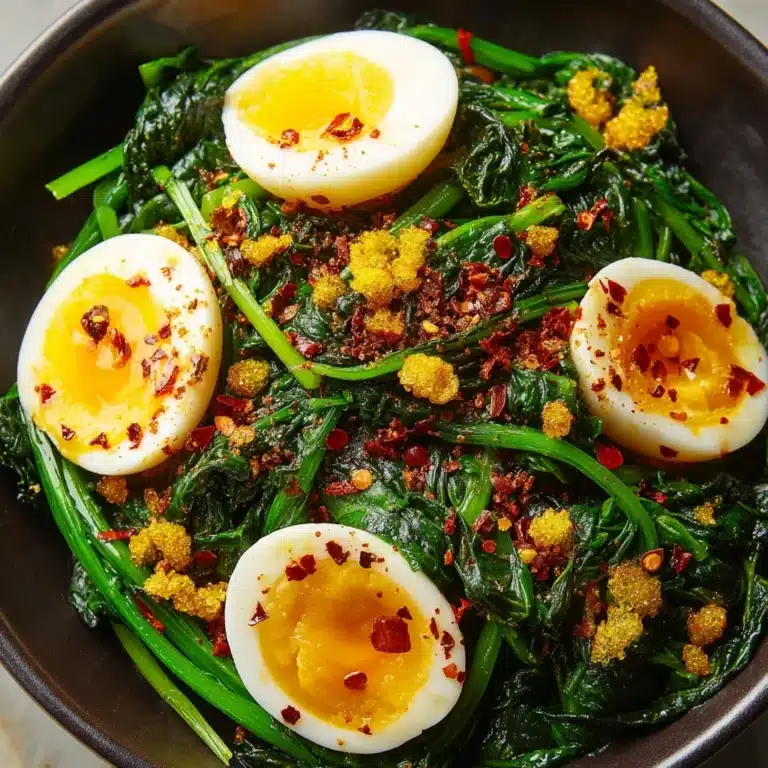 Spinach and Egg Stir-Fry Recipe