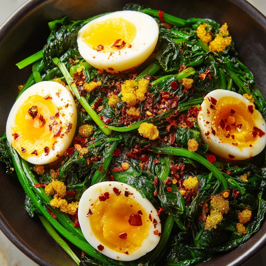 Spinach and Egg Stir-Fry Recipe - Recipe Image