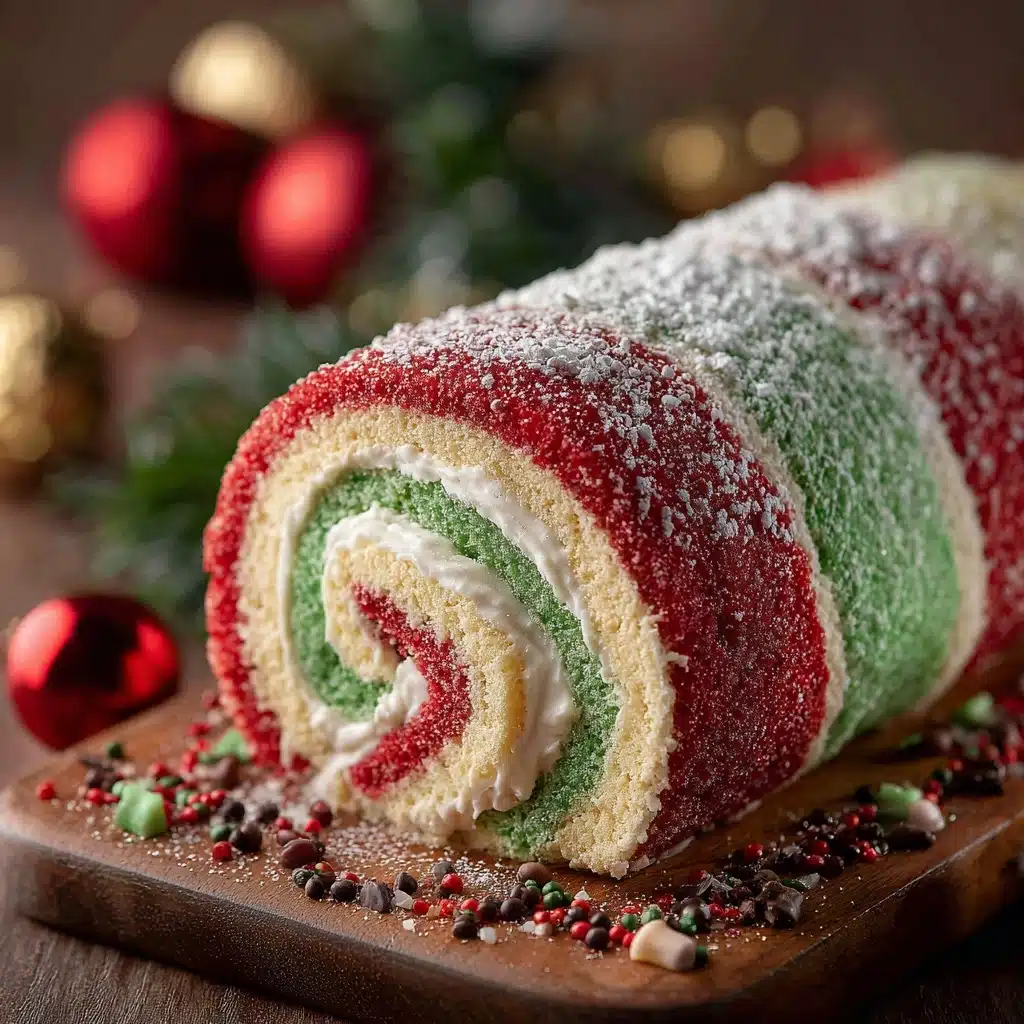 Christmas Cake Roll Recipe - Recipe Image