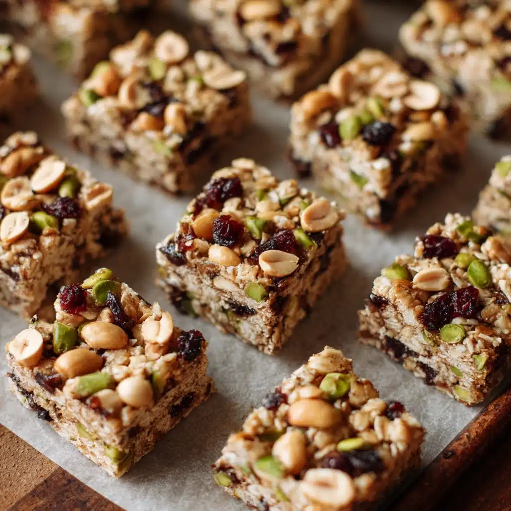 No-Bake Peanut Butter Crunch Treats Recipe - Recipe Image