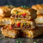 Breakfast Stuffed Puff Pastry Bars Recipe