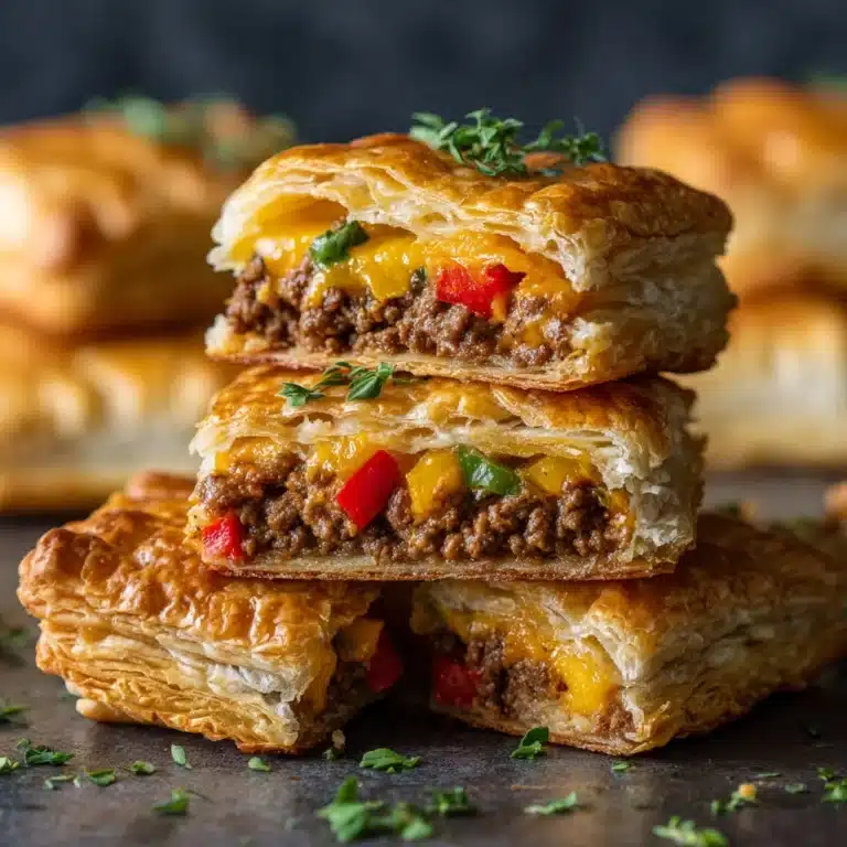 Breakfast Stuffed Puff Pastry Bars Recipe
