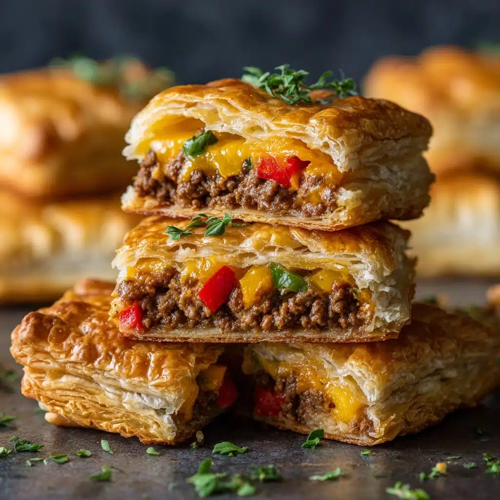 Breakfast Stuffed Puff Pastry Bars Recipe