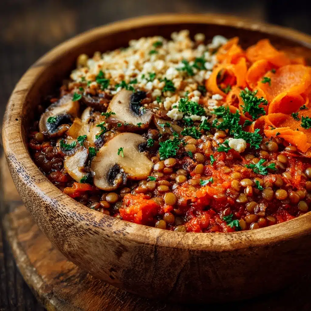 Lentil and Mushroom Bolognese Recipe - Recipe Image
