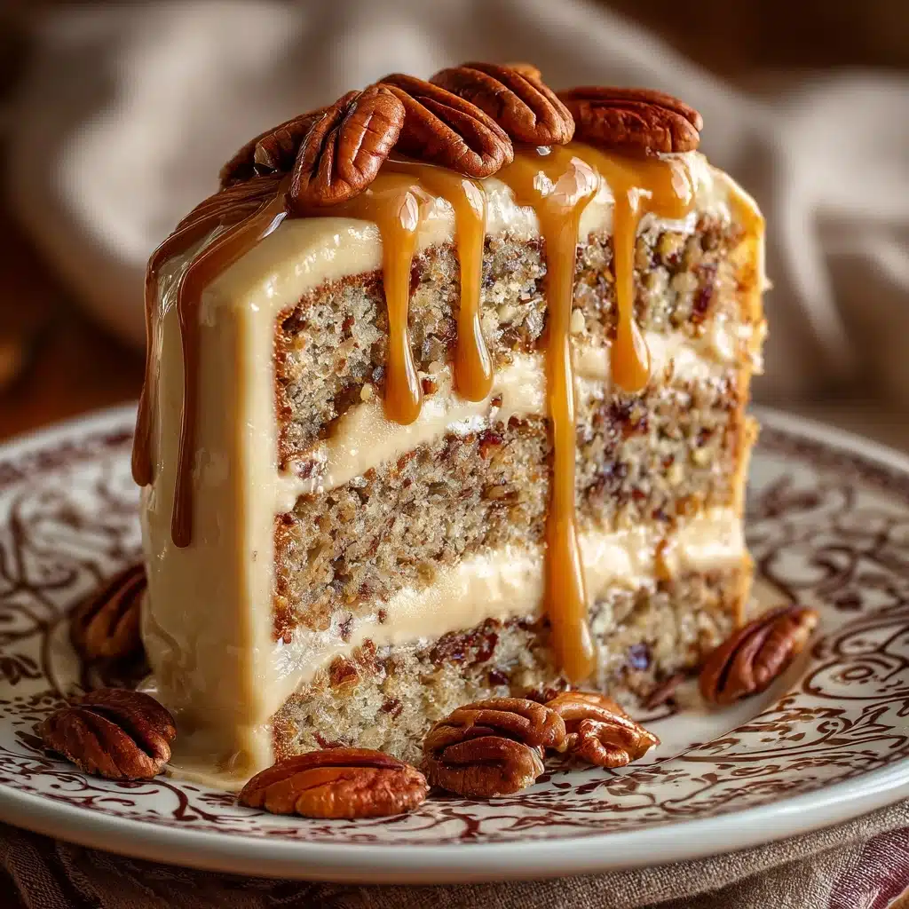 The Southern Pecan Caramel Cake Recipe - Recipe Image