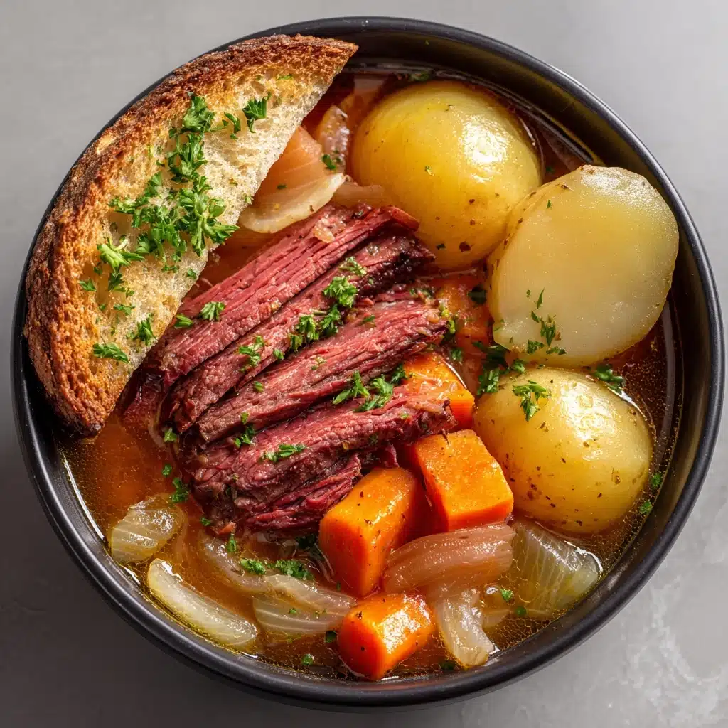 Slow Cooker Corned Beef and Potatoes Recipe - Recipe Image