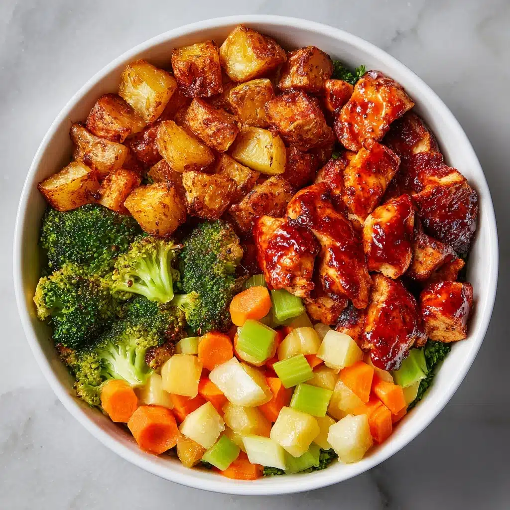 Skinny Chicken and Roasted Potato Bowl Recipe - Recipe Image
