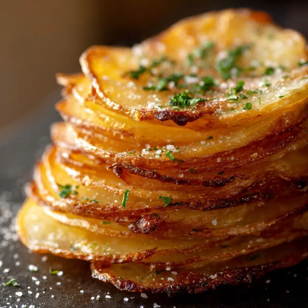 Creamy Potato Stacks Recipe - Recipe Image