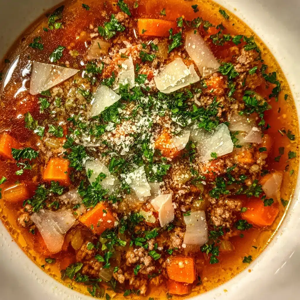 Italian Ground Turkey Soup Recipe - Recipe Image