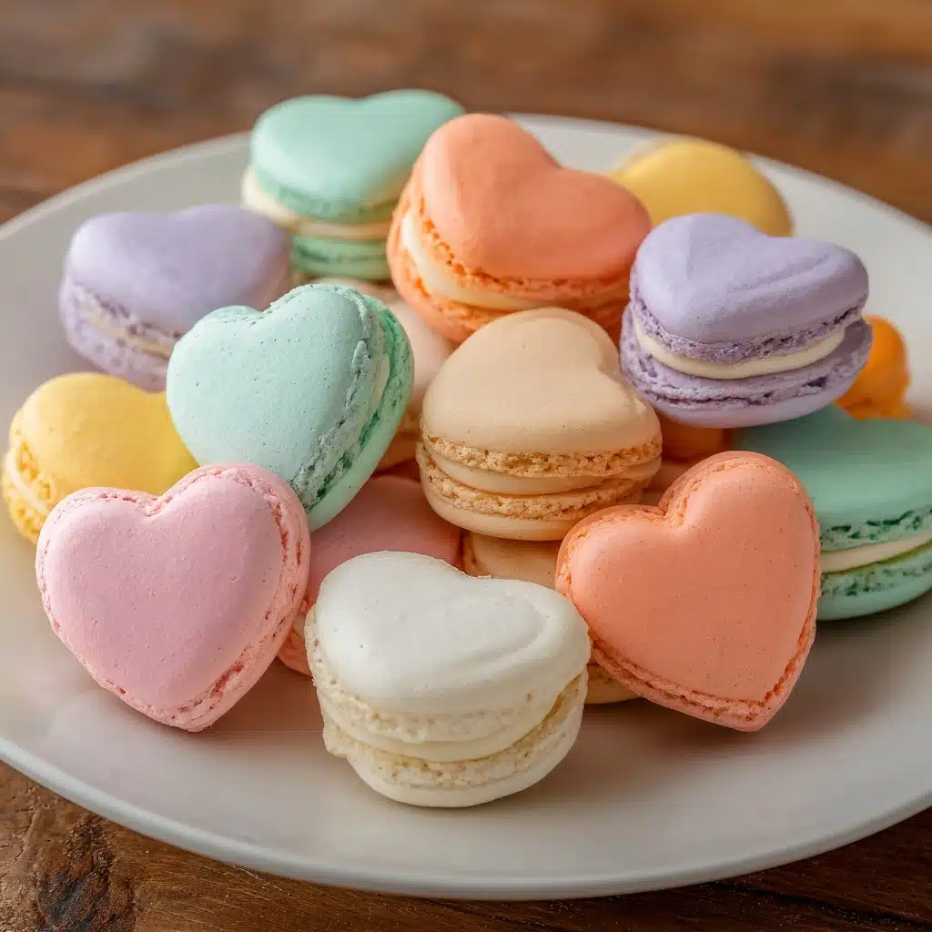 Heart-Shaped Macarons Recipe - Recipe Image