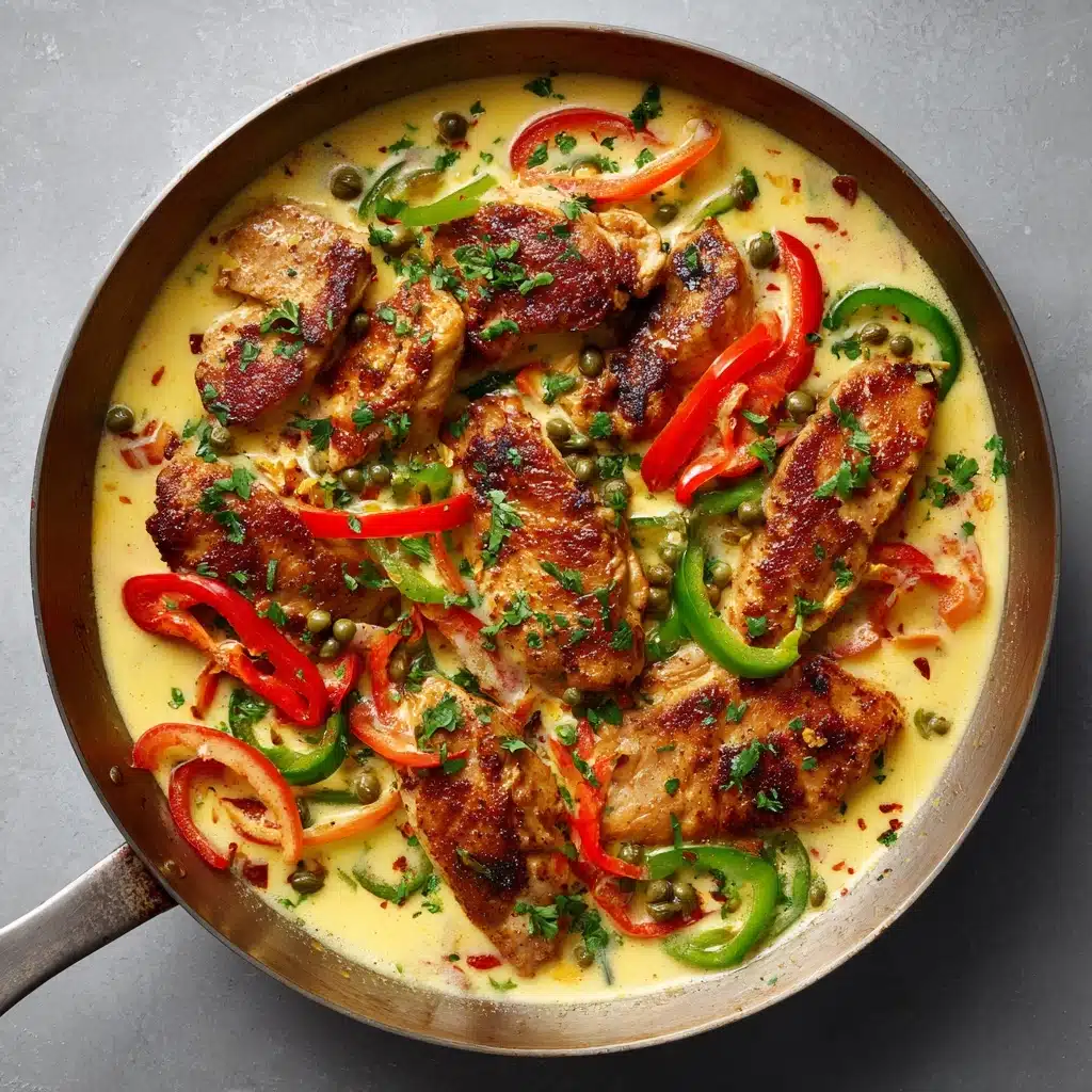 Creamy Pepperoncini Chicken Skillet Recipe - Recipe Image
