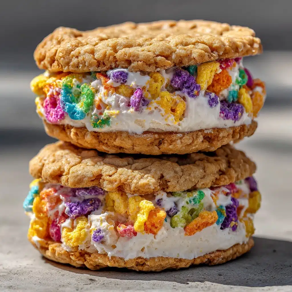 Cereal Ice Cream Sandwiches Recipe - Recipe Image