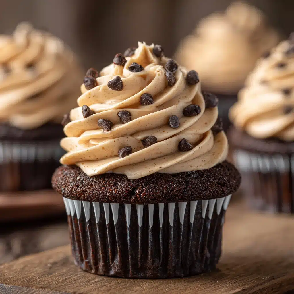 Brownie Stuffed Cookie Dough Cupcakes Recipe - Recipe Image