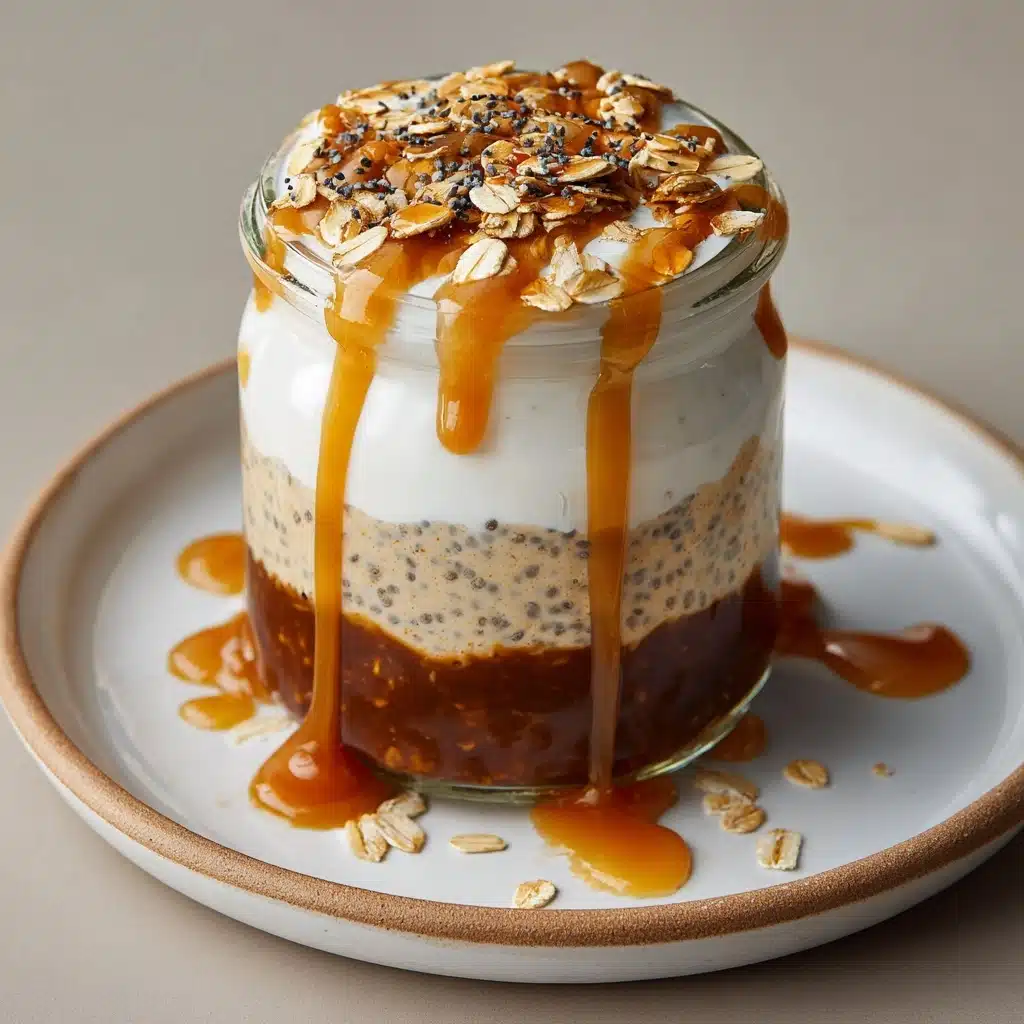 Caramel Macchiato Overnight Oats Recipe - Recipe Image