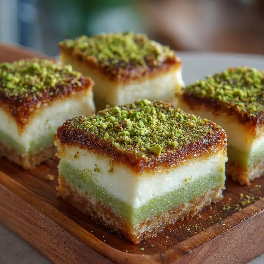 Buttery Pistachio Sugar Cookie Bars Recipe - Recipe Image