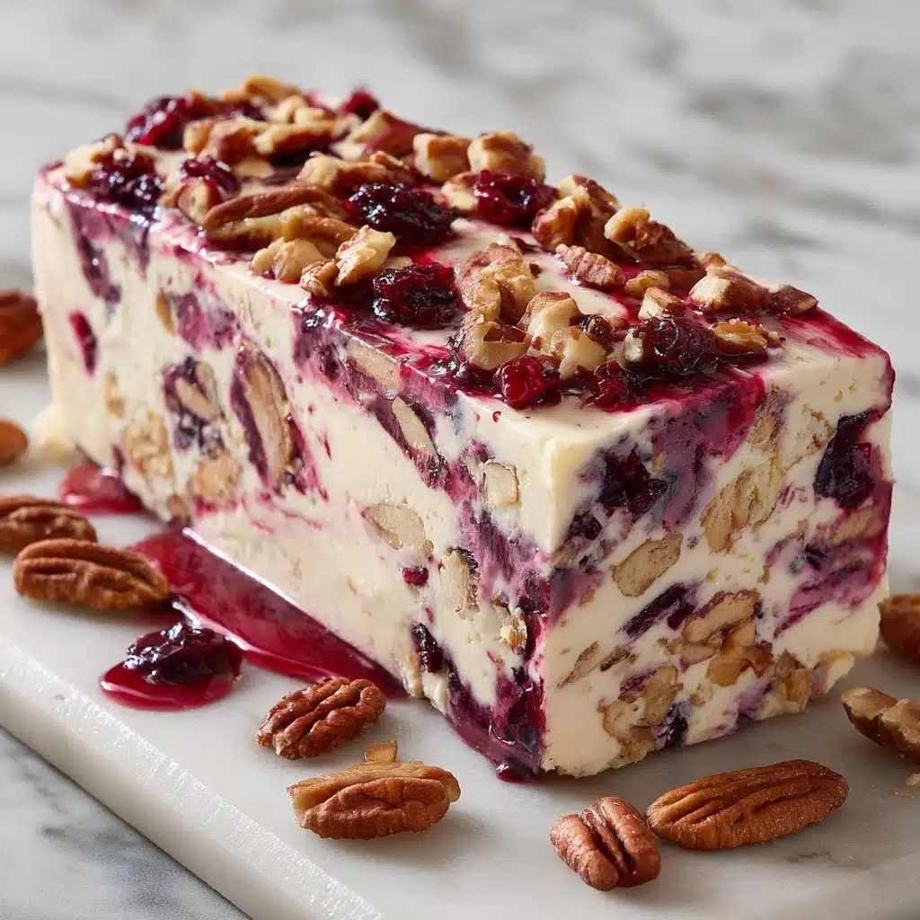 Cranberry Pecan Cheese Log Recipe - Recipe Image
