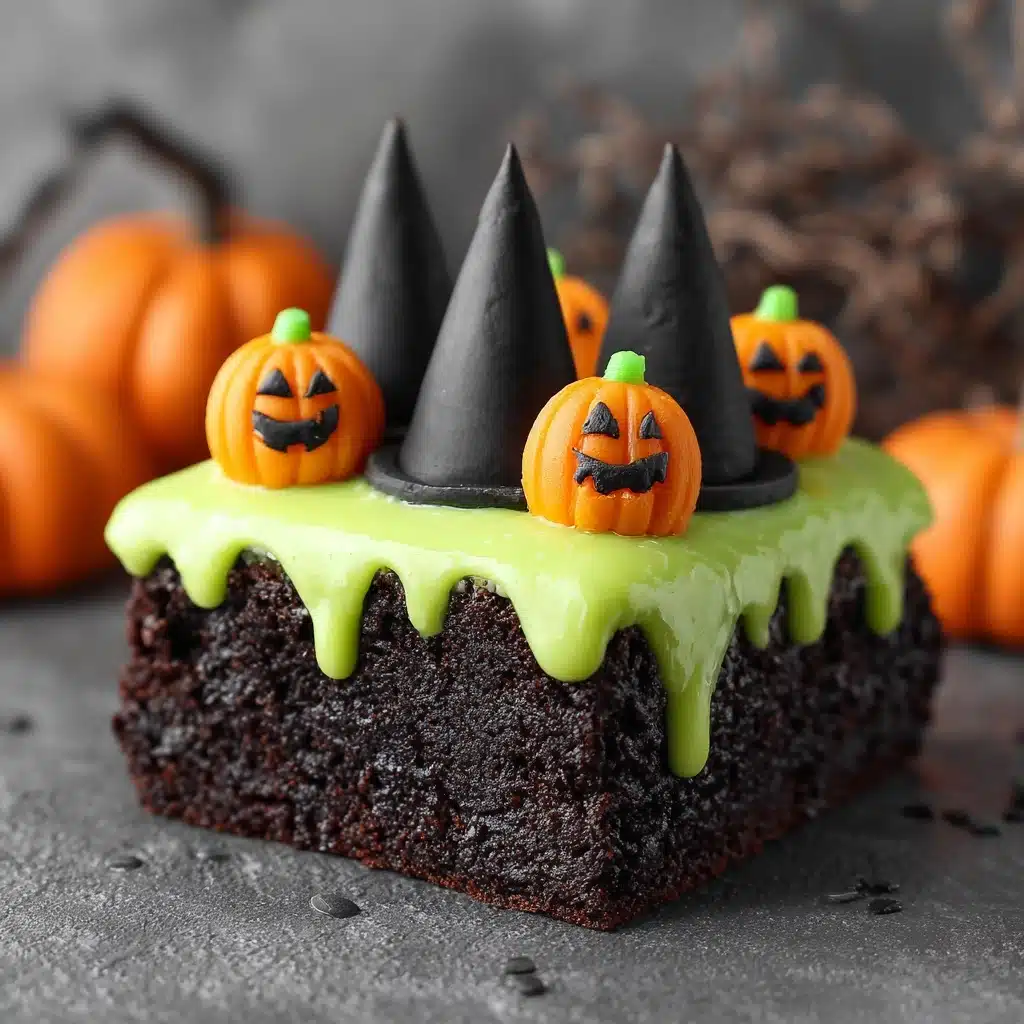 Melting Witch Poke Cake Recipe - Recipe Image