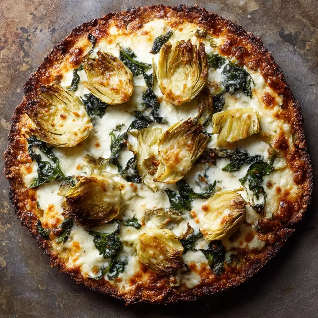 Spinach Artichoke Pizza Recipe - Recipe Image