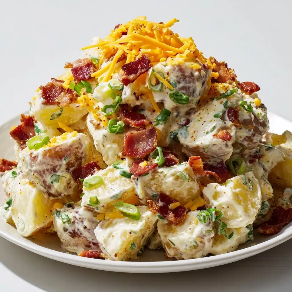 The BEST Loaded Baked Potato Salad Recipe - Recipe Image