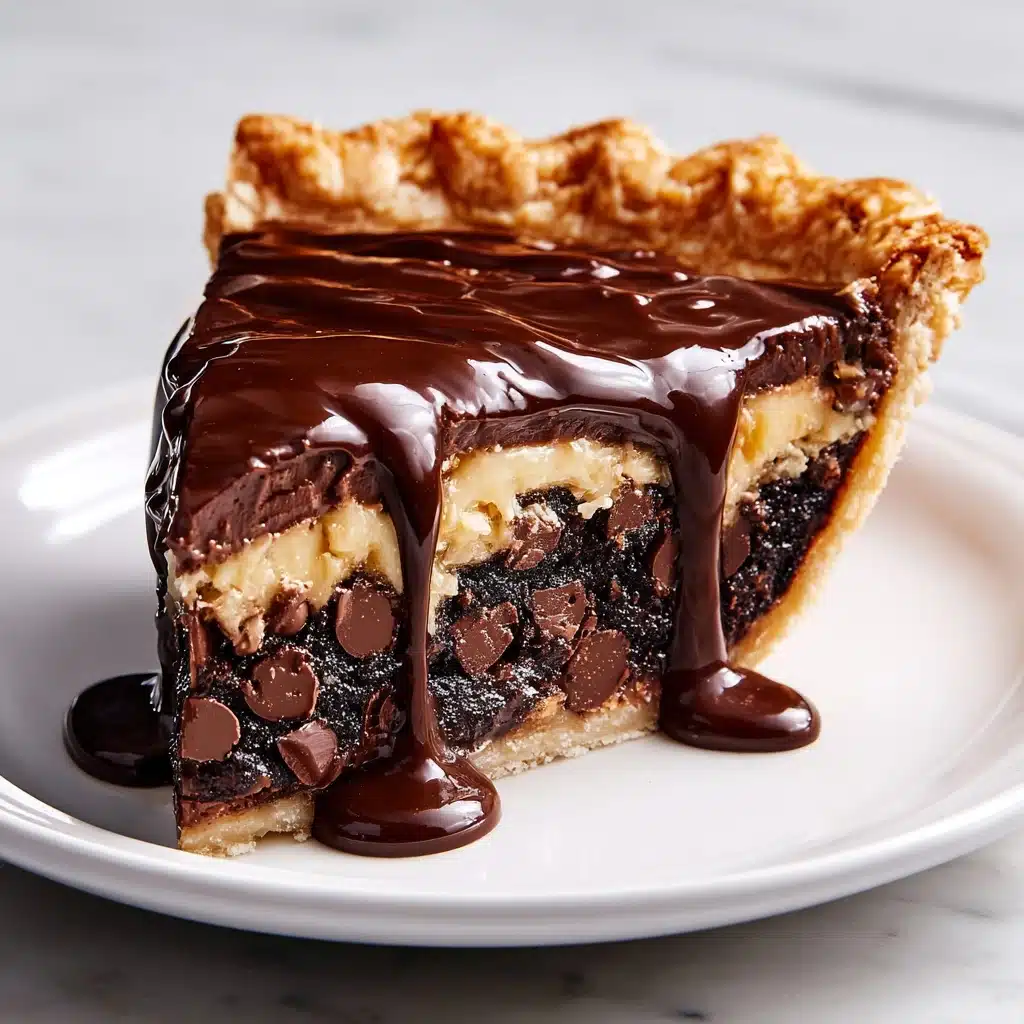 Gooey Nutella-Stuffed Cookie Pie Recipe - Recipe Image