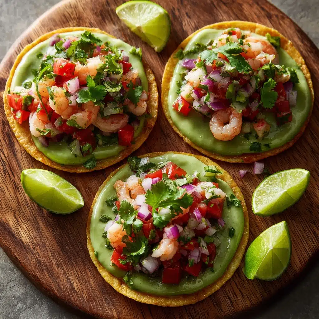 Citrus Shrimp Ceviche Tostadas Recipe - Recipe Image