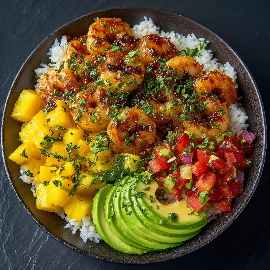 Shrimp and Avocado Bowls with Mango Salsa Recipe - Recipe Image