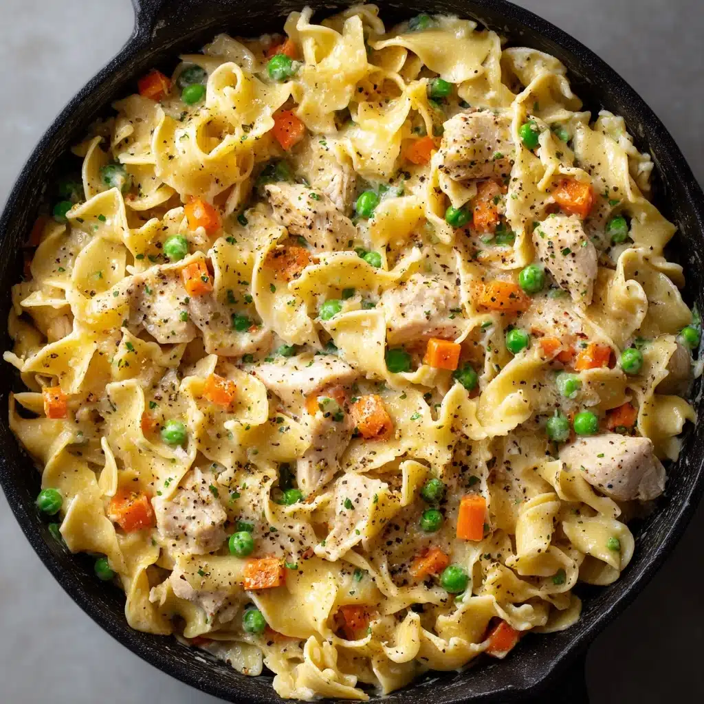 Chicken Pot Pie Noodle Recipe - Recipe Image