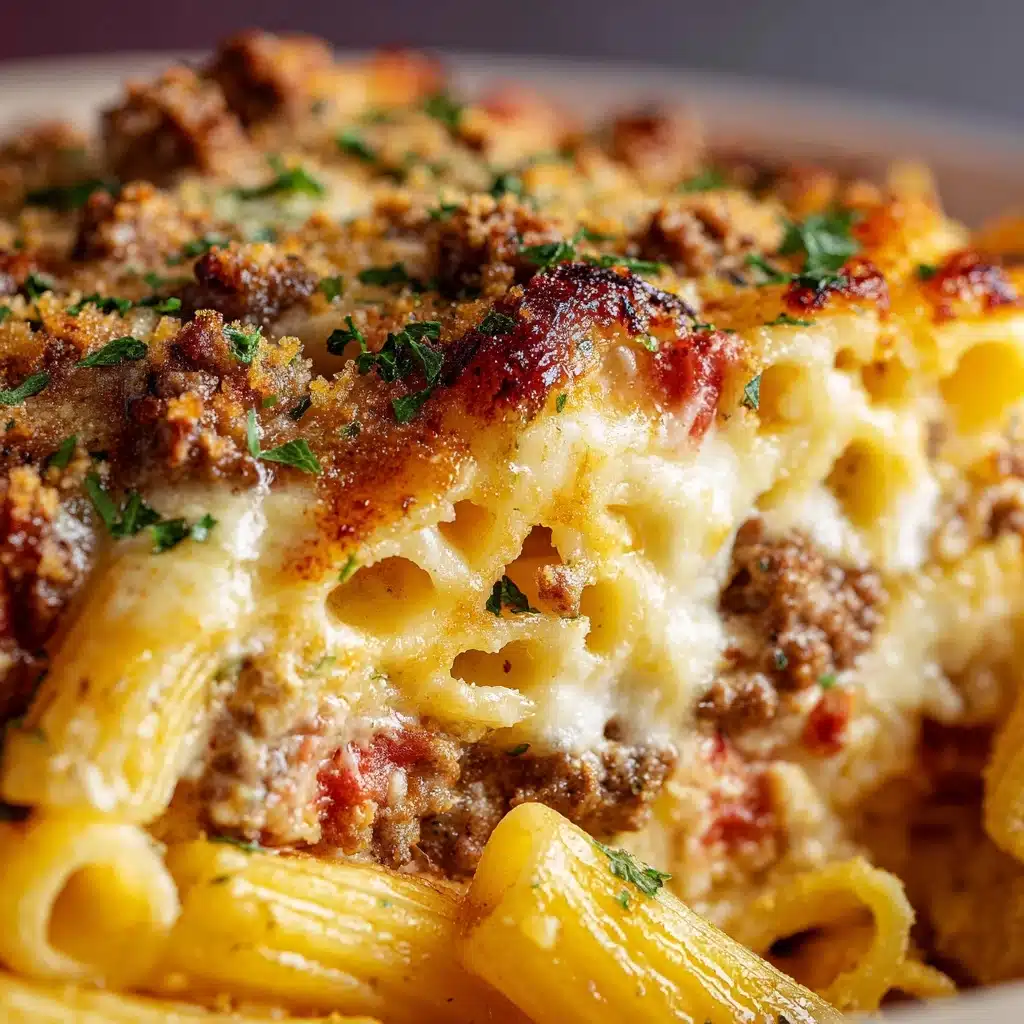 Loaded Cheeseburger Alfredo Pasta: Ultimate Creamy Dinner Recipe - Recipe Image