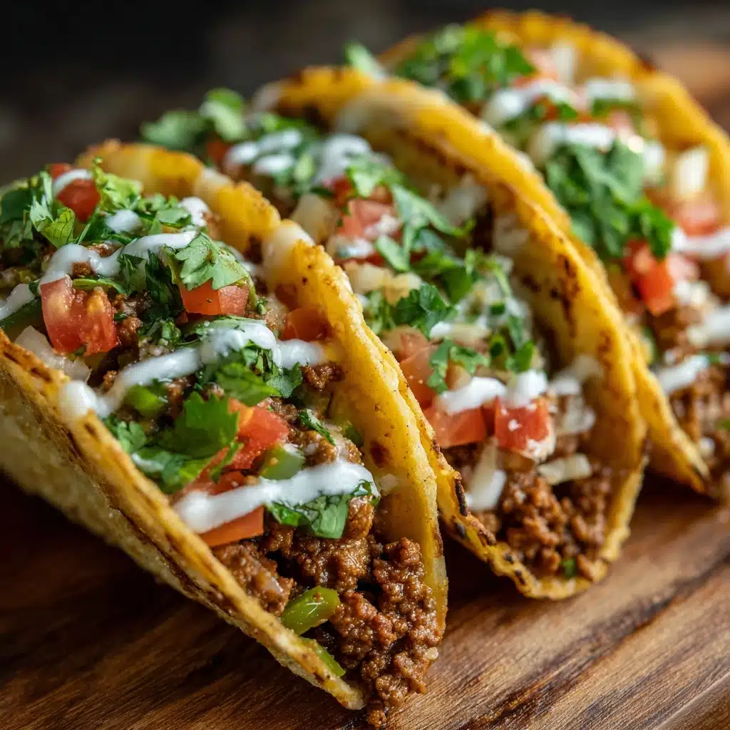 Meat Lovers Pizza Tacos Recipe - Recipe Image
