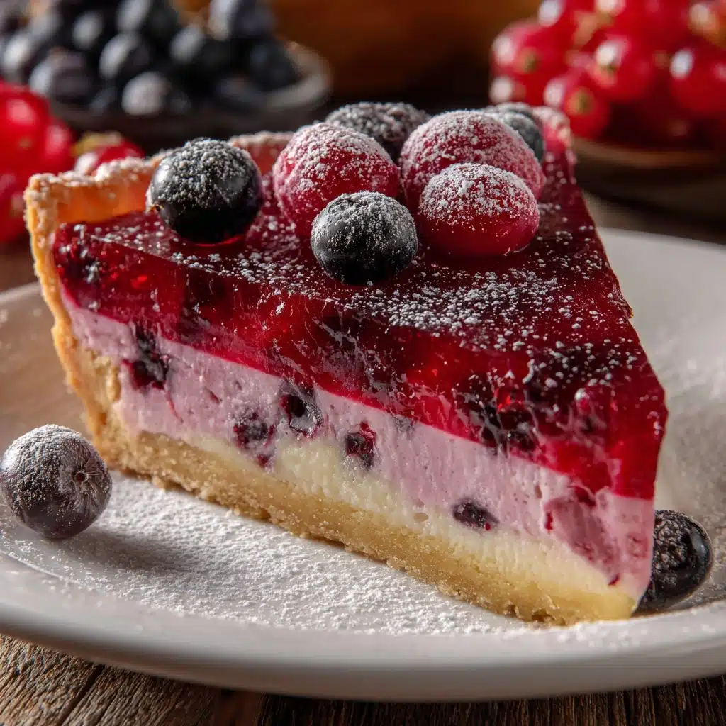 Cranberry Custard Pie Recipe - Recipe Image