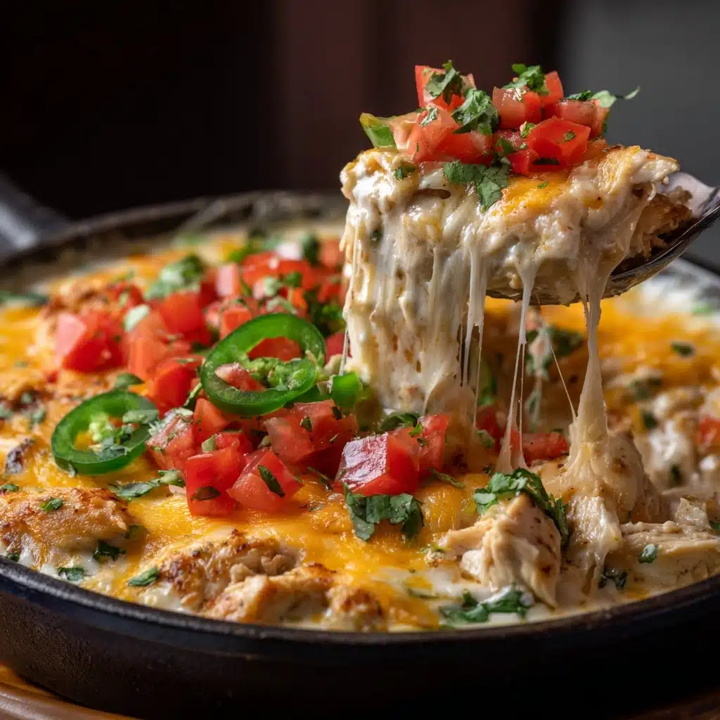 White Chicken Enchilada Skillet Recipe - Recipe Image