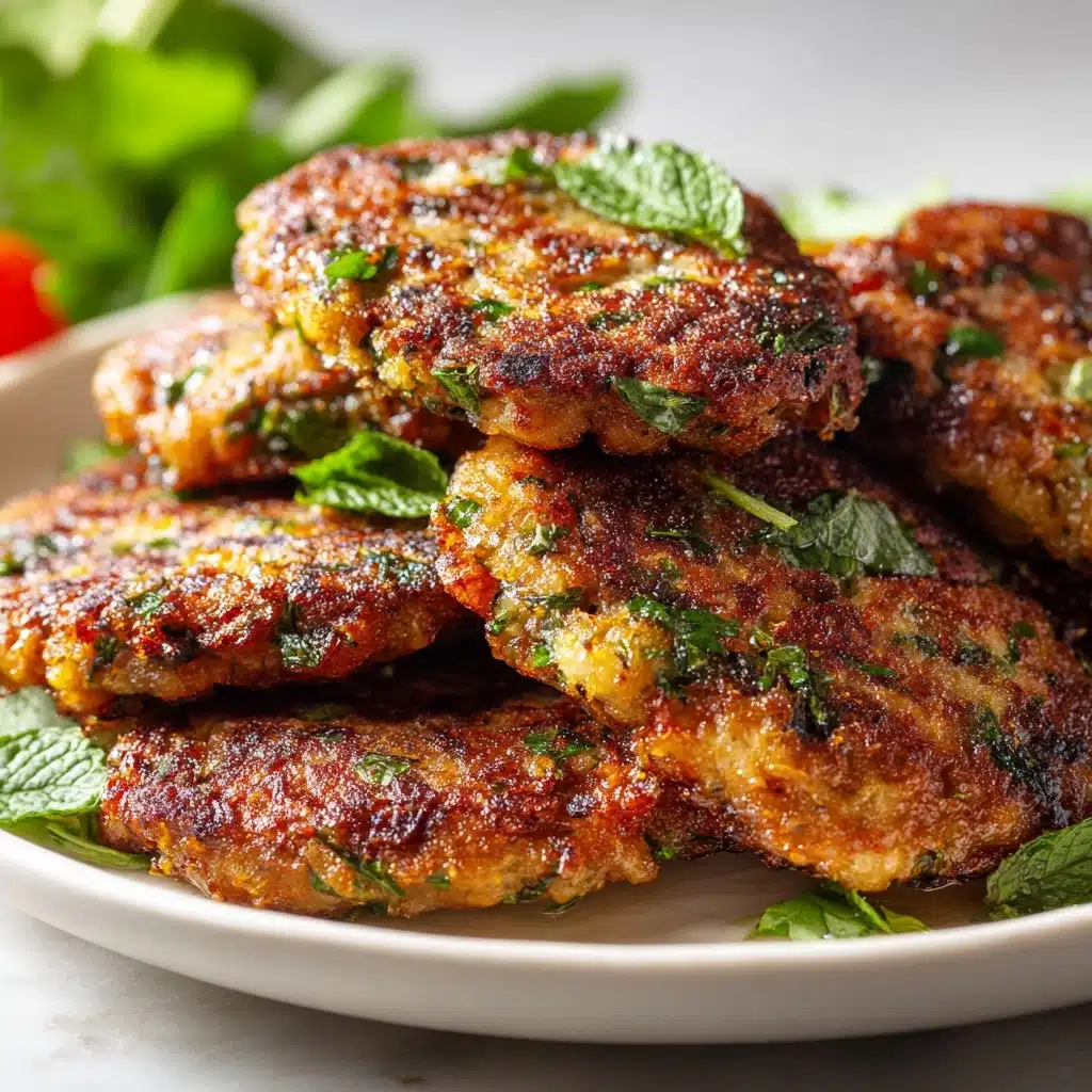 Mediterranean Chicken Patties Recipe - Recipe Image