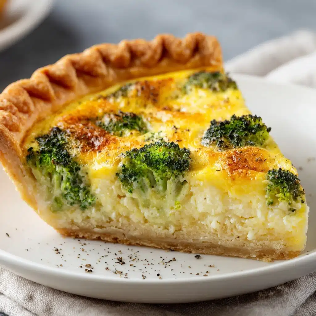 Broccoli Cheddar Quiche Recipe - Recipe Image