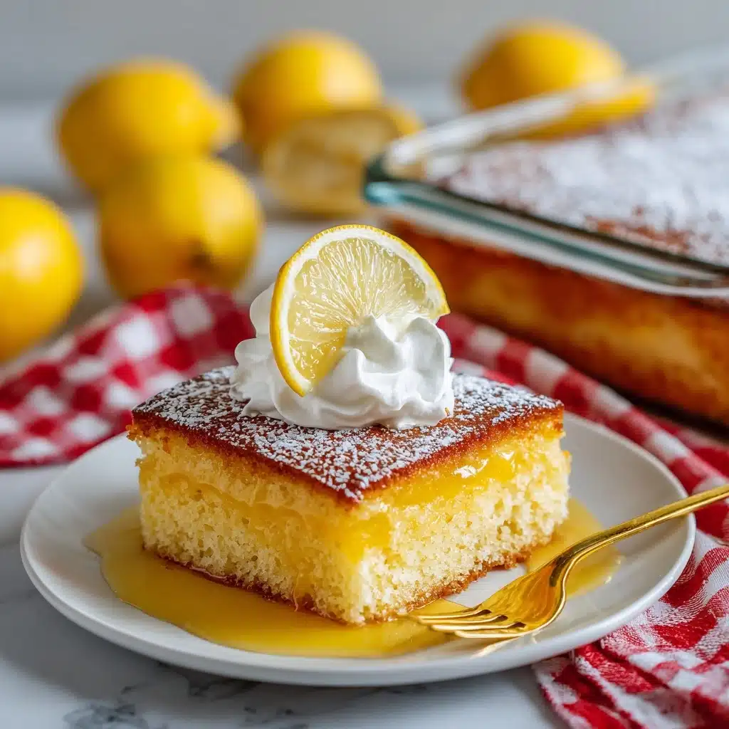 Luscious Lemon Pudding Cake Recipe