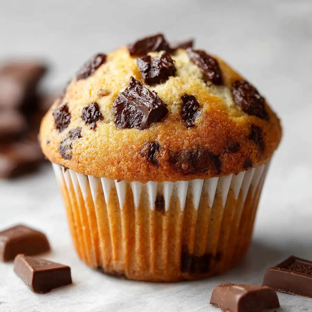 Bakery-Style Chocolate Chip Muffins Recipe - Recipe Image