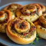 Festive Crescent Rolls with Pesto Recipe