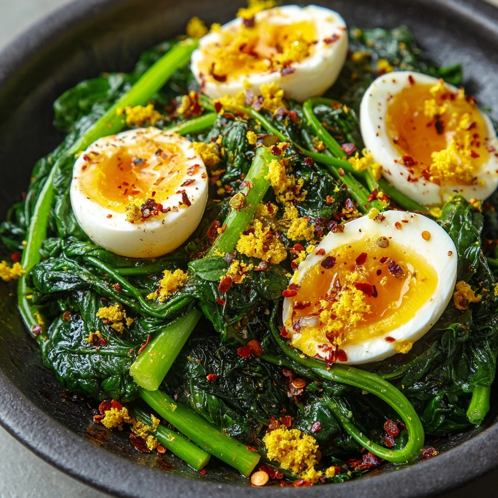 Spinach and Egg Stir-Fry Recipe - Recipe Image