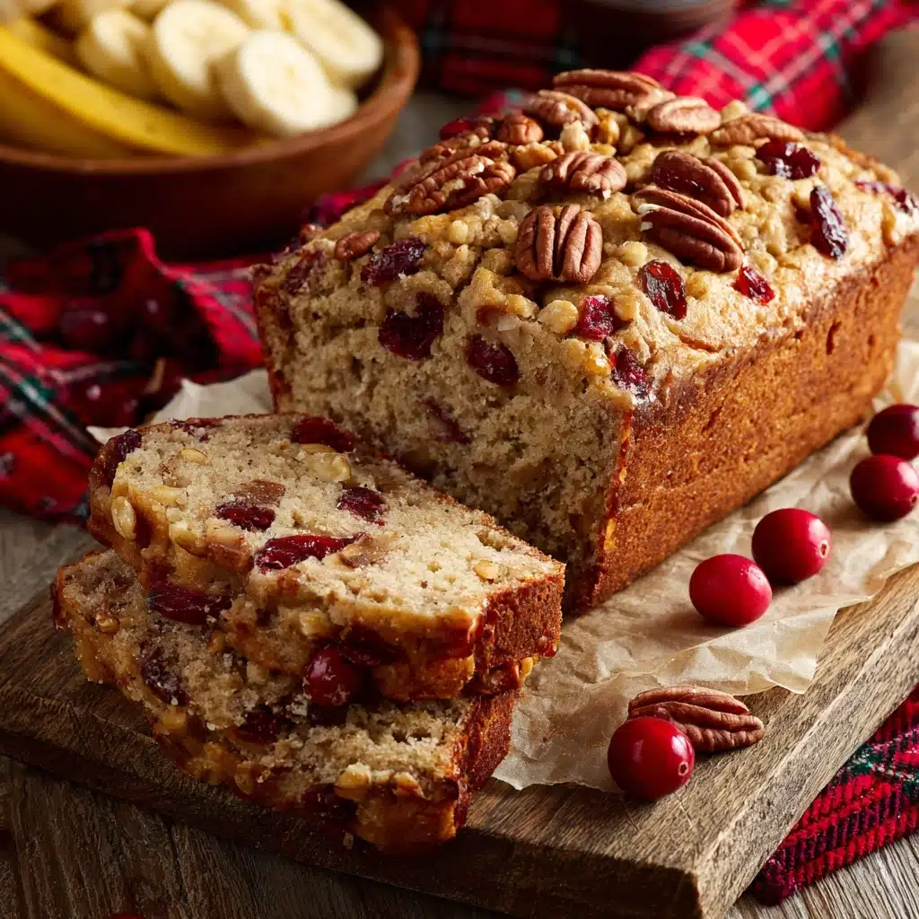 Easy Cranberry Banana Nut Bread Recipe - Recipe Image