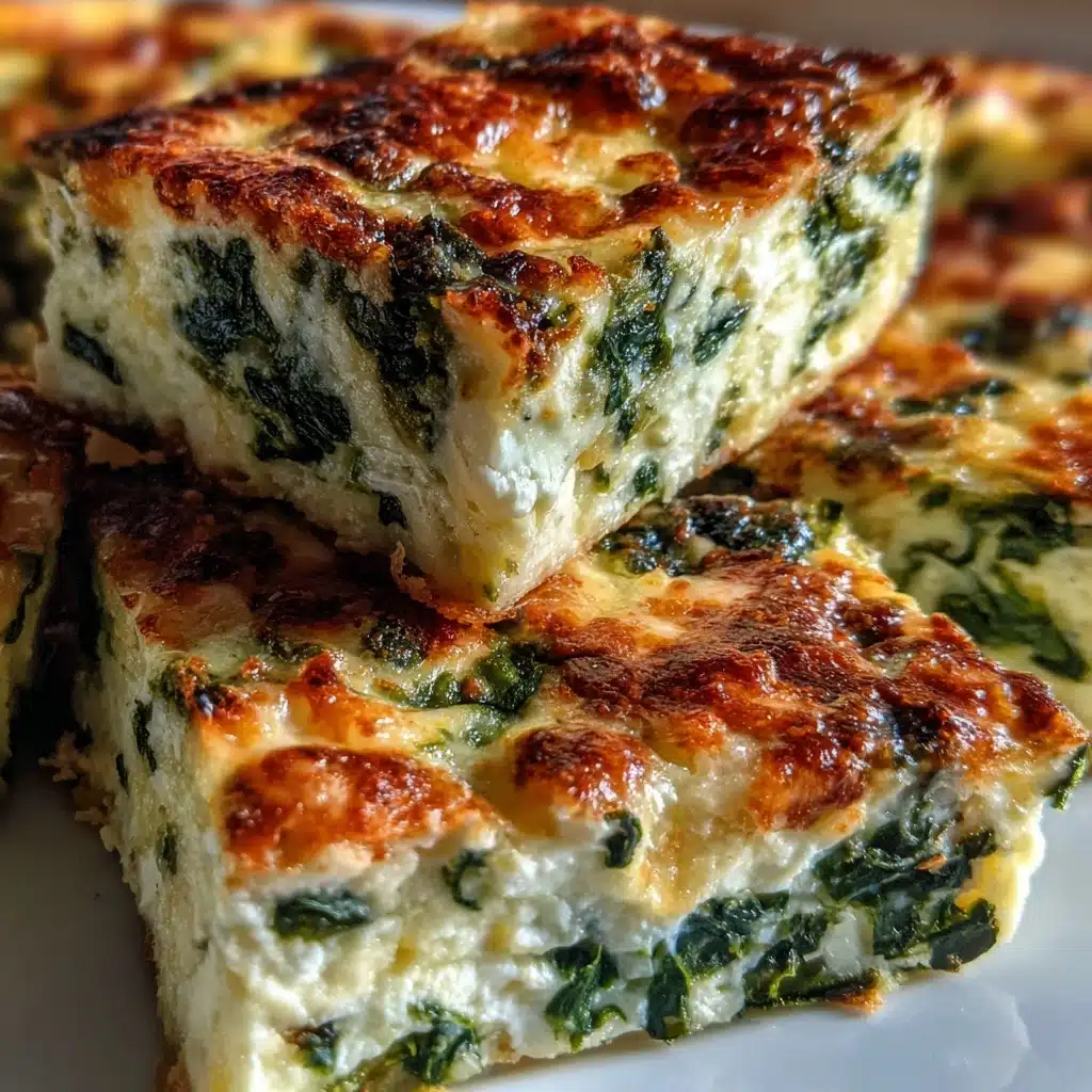 Easy Spinach Feta Baked Omelets Recipe - Recipe Image