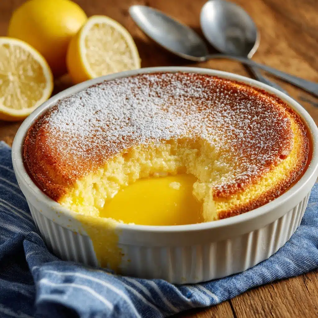 Magic Lemon Cobbler Recipe - Recipe Image