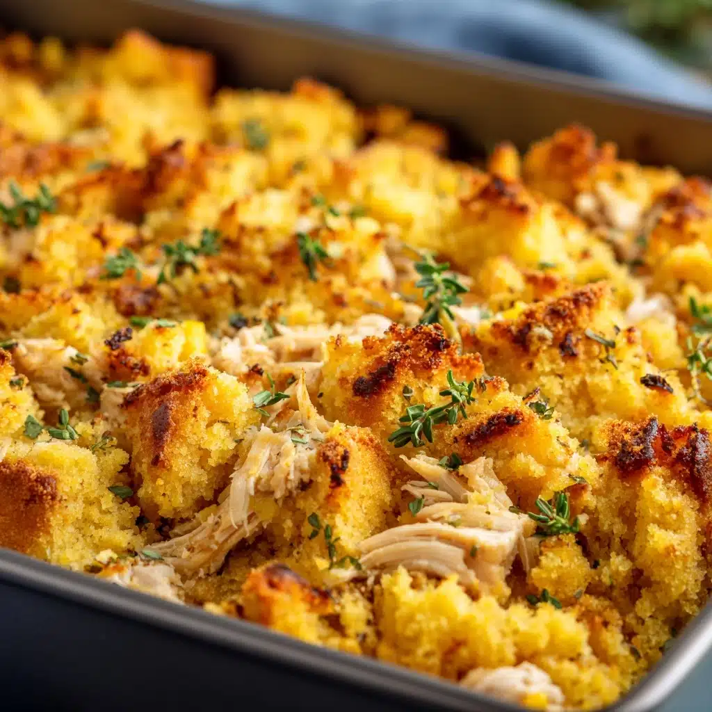 Rotisserie Chicken and Stuffing Casserole Recipe - Recipe Image