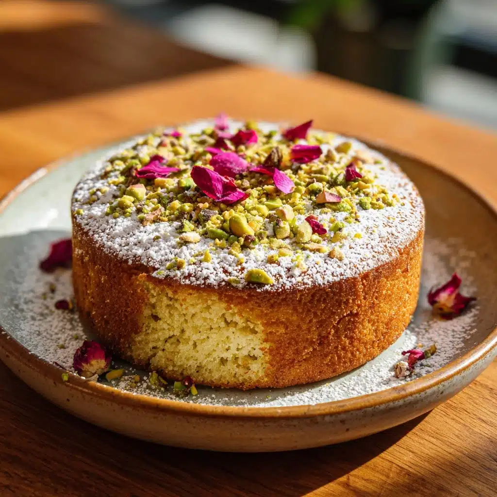 Rosewater Pistachio Cake Recipe - Recipe Image